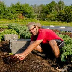 Farmer Josh Girard - Photo by Carrie Girard Photography