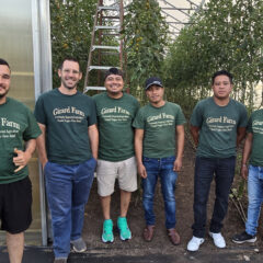 The best farm crew: Azael, Andres, Carlos, Limber, and Rene.