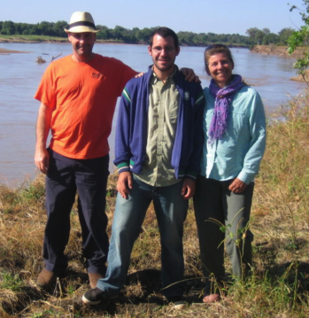 Josh Girard with his parents, Rene and Cathy.
